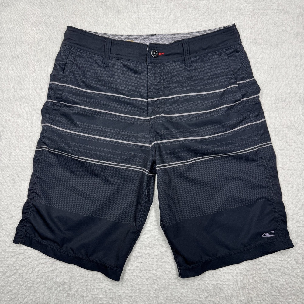 Oneill‎ Hybrid Board Shorts Swim Trunks Bermuda Stretch Striped Men's Size 30